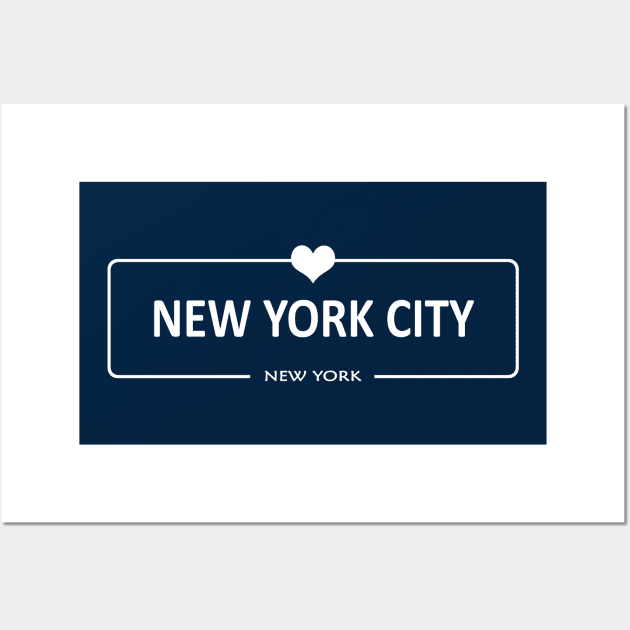 I Love New York Wall Art by ShopBuzz